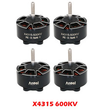 4Pcs UANGEL X4315 4315 400KV 500KV 600KV Brushless Motor 6S 8S 13 Inch Long-Rang