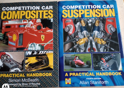 HAYNES COMPETITION CAR SUSPENSION & COMPOSITES PRACTICAL HANDBOOK HC/DJ BOOK SET