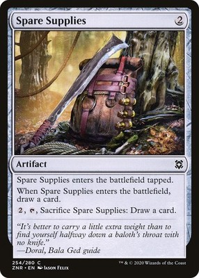 Spare Supplies ZNR 254 MTG Zendikar Rising Common Normal EN NM