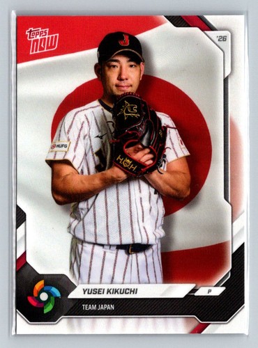 2026 Topps Now World Baseball Classic Team Japan #JP07 Yusei Kikuchi |