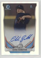 2014 Bowman Draft Chrome Pick Refractor Chad Sobotka #BCA-CSO Auto gy2