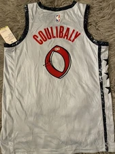 Bilal Coulibaly Signed Washington Wizards NBA Jersey Beckett COA Autograph