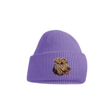 WELSH TERRIER DOG BEANIE HAT. UNISEX EMBROIDERED WINTER HAT. GIFT BOXED
