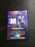 2023 Obsidian Justin Jefferson Matrix Materials Purple Flood FOTL /30