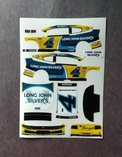 2025 Custom Noah Gragson 4 Long John Silver's 1/64 Peel  Stick Decals