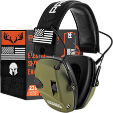 Electronic Ear Protection for Shooting with 4X Sound Amplification, Gun Range He