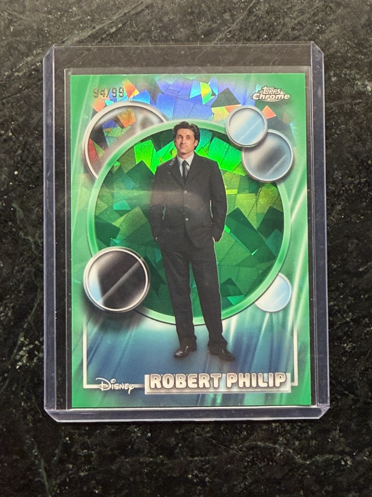 2026 topps chrome disney sapphire robert philip /99
