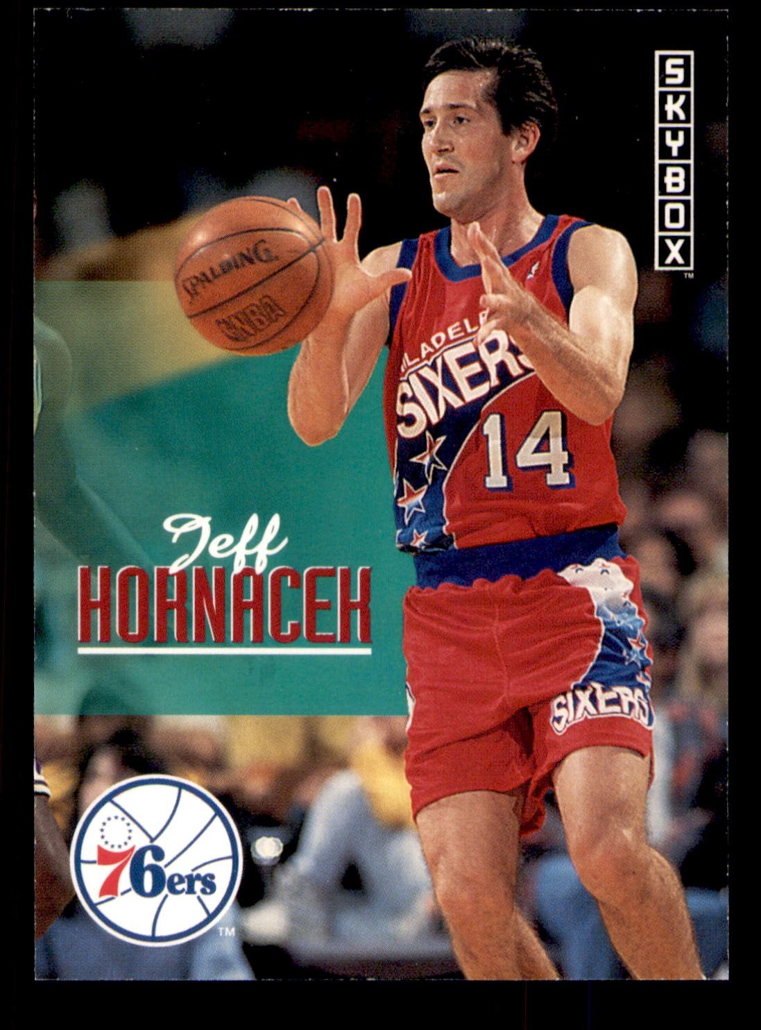 1992-93 SkyBox #384 Jeff Hornacek 76ers