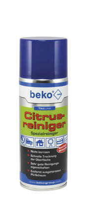 Beko TecLine Citrusreiniger 400ml Gummireste, Harz, Öl, Fett, Permanent-Marker