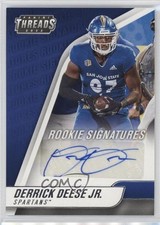 2022 Chronicles Draft Picks Threads Rookie Signatures Derrick Deese Jr Auto 2u3
