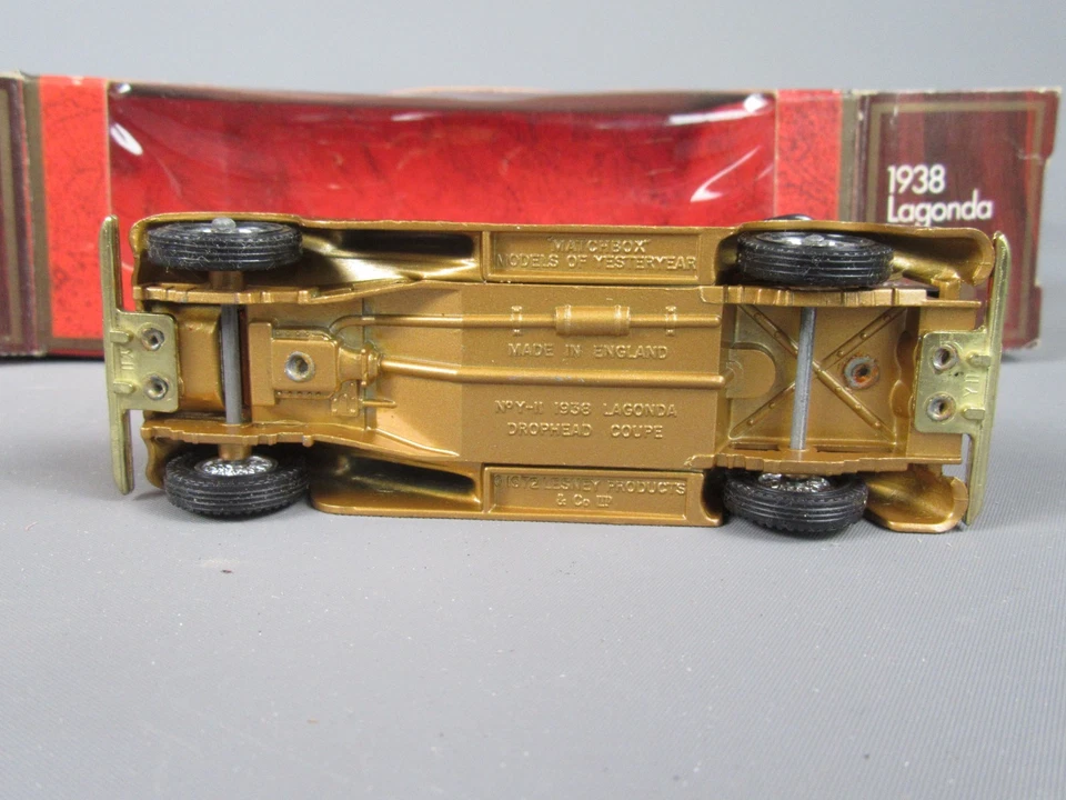 D49 Matchbox Models Of Yesteryear Y-11 Lagonda Drophead Coupé 1938 Box 1:43 - Image 3 of 4