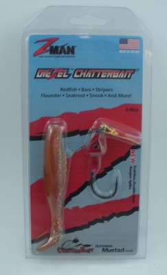 Zman CBD14-04 Diezel Chatterbait 4 '' Farbe Neu Penny