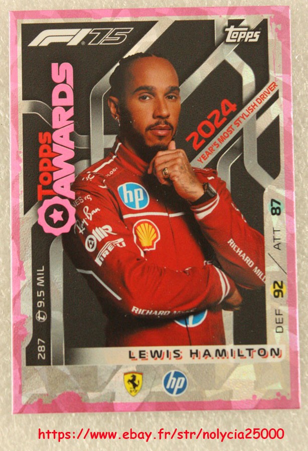 Cartes à Collectionner Topps Turbo Attax F1 2025 - Présentoir 24 Boosters, édition Diamond Anniversaire