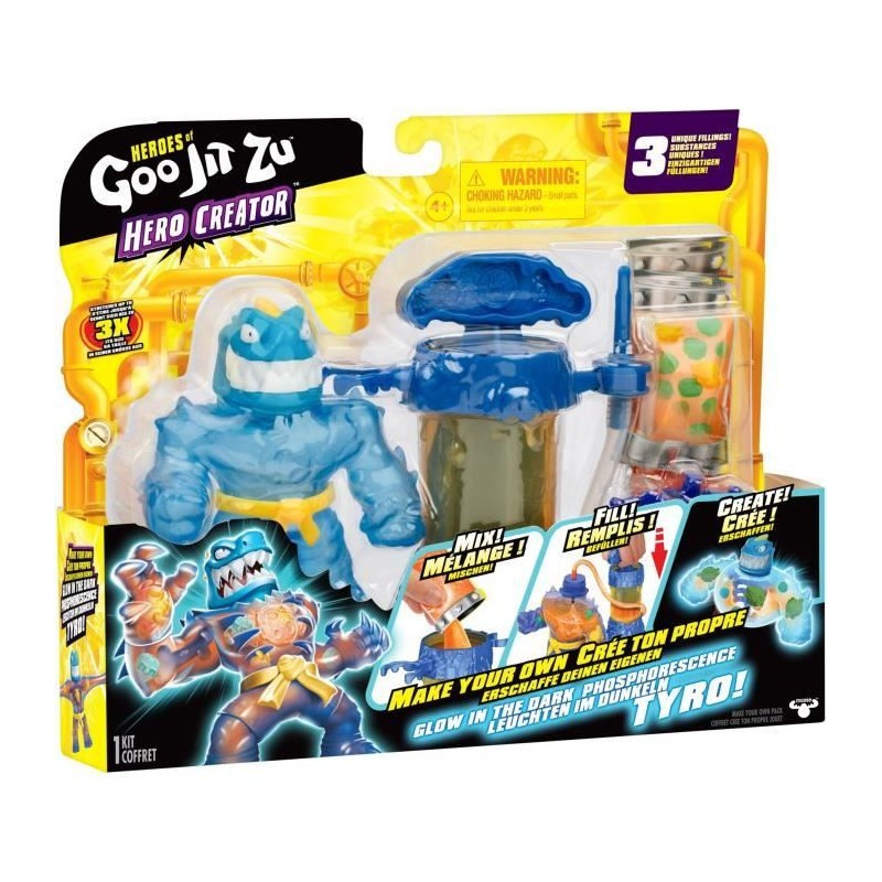 Figurine Goo Jit Zu Tyro Rayon-X de 11 cm pour enfant