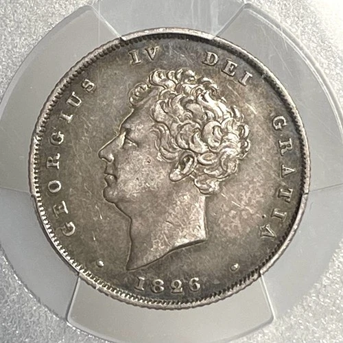 Photo of a 1826 Great Britain Shilling (1816-1837) from an eBay listing that sold on Apr 22, 2026