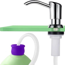 GAGALIFE Built in Counter Soap Dispenser for Kitchen Sink and Chrome 