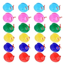 24 Pieces Finger Castanets Percussion Instrument Toys Development Toys Musical