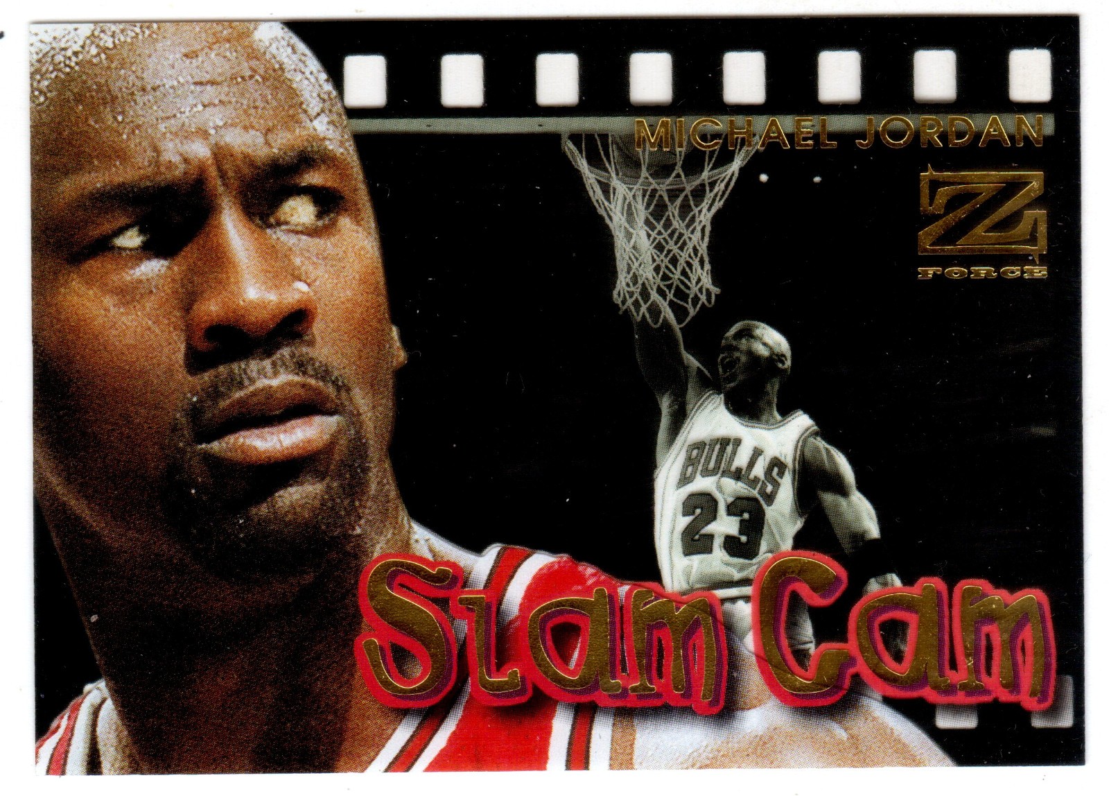 1997-98 SKYBOX Z-FORCE #5 MICHAEL JORDAN SLAM CAM