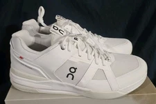 On THE ROGER Clubhouse Pro Tennis Shoes White Ice Men SZ 13 New With Box Defect