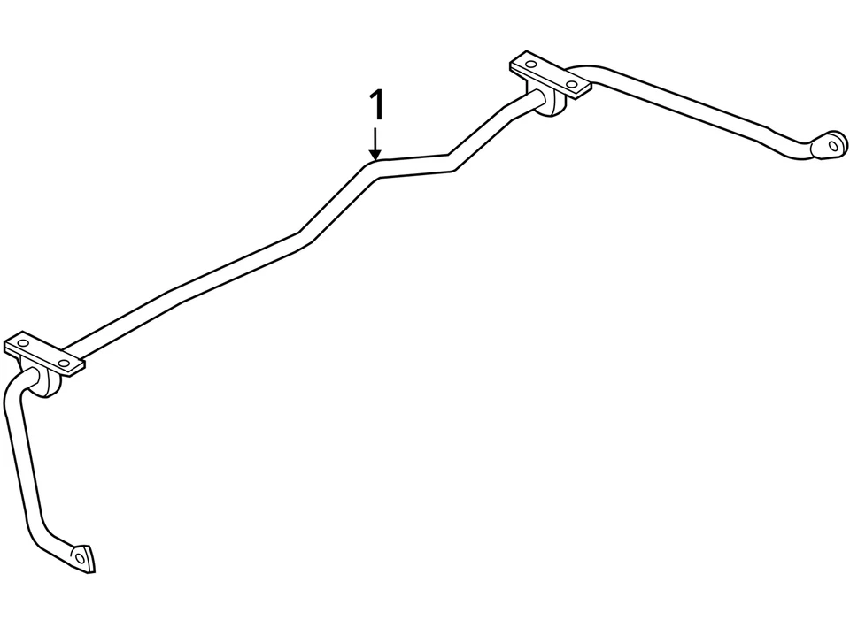 2012 福特金牛座(轿车 AWD 后稳定杆原始设备制造商 74K 英里 - LKQ387268493 — 第 4/4 张图片