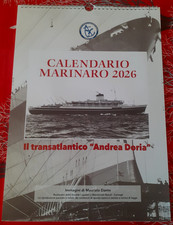ITALIA NAVIGAZIONE-T/N ANDREA DORIA-CALENDARIO MARINARO ANNO 2026-BELLISSIMO