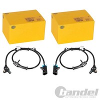 2X Hella ABS-SENSOR Raddrehzahl Vorne Passend FüR Chevrolet Silverado Tahoe