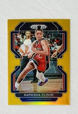 NATASHA CLOUD 2022 PANINI PRIZM WNBA #42 RARE GOLD /10 SSP NY LIBERTY SKILLS 🔥
