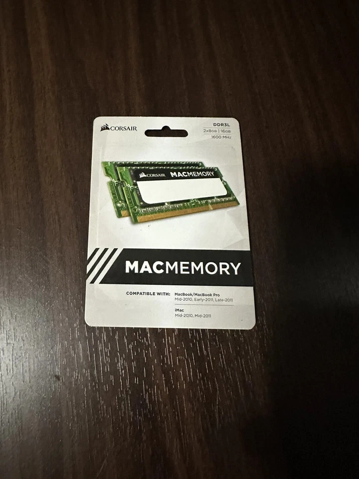 Corsair CMSA16GX3M2A1600C11 Apple Certified 16 GB (2x8 GB) DDR3 1600MHz - Image 2 of 3