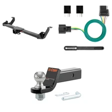 CURT Tow Package Trailer Hitch Wiring Harness 45036 Ball Mount Pin & Clip, 13292