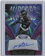 2025 Panini Certified #MS-NWI Nate Wiggins Mirror Signatures Purple #/125