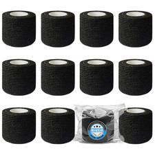 12Pcs Tattoo Grip Tape Machine Gun Wrap Athletic Tattoo Grip Cover Self Adhesive