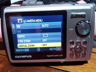 #ad Olympus Stylus 790 SW 7.1MP Waterproof Cam Parts Repair LCDflash work READ $14.00