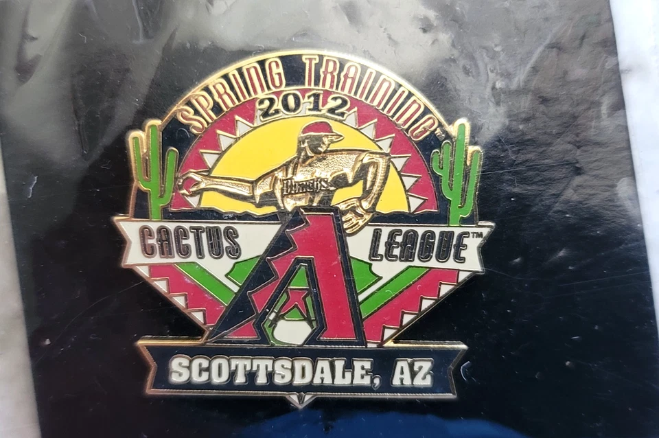 NEW Arizona Diamondbacks 2012 Scottsdale MLB Cactus League Spring Training Pin - Image 2 of 3