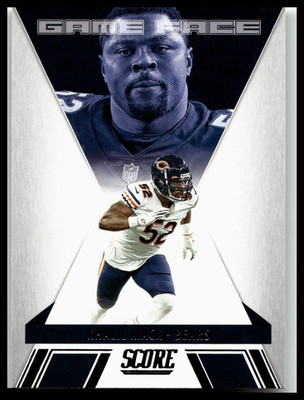 2021 Score #GF1 Khalil Mack Chicago Bears Game Face