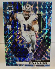 2025 Panini Mosaic - Micah Parsons #110 Reactive Blue Mosaic Prizm