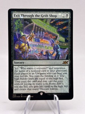 Exit Through the Grift Shop 360 Galaxy Foil Unfinity UNF MTG NM