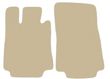 Front Autoteppiche Velour für Mercedes CL C215 coupe 1999-2006, Beige x14 Rand Front Autoteppiche Velour für Mercedes CL C215 coupe 1999-2006, Beige x14 Rand