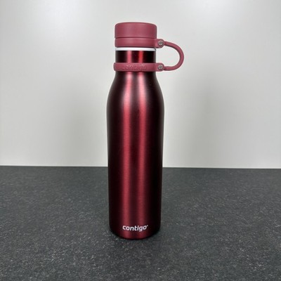 Contigo THERMALOCK Matterhorn Edelstahl Trinkflasche (600ml) Kirschrot