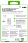 Belkin 30W USB-C to Lightning Bundle White Mifi Certified