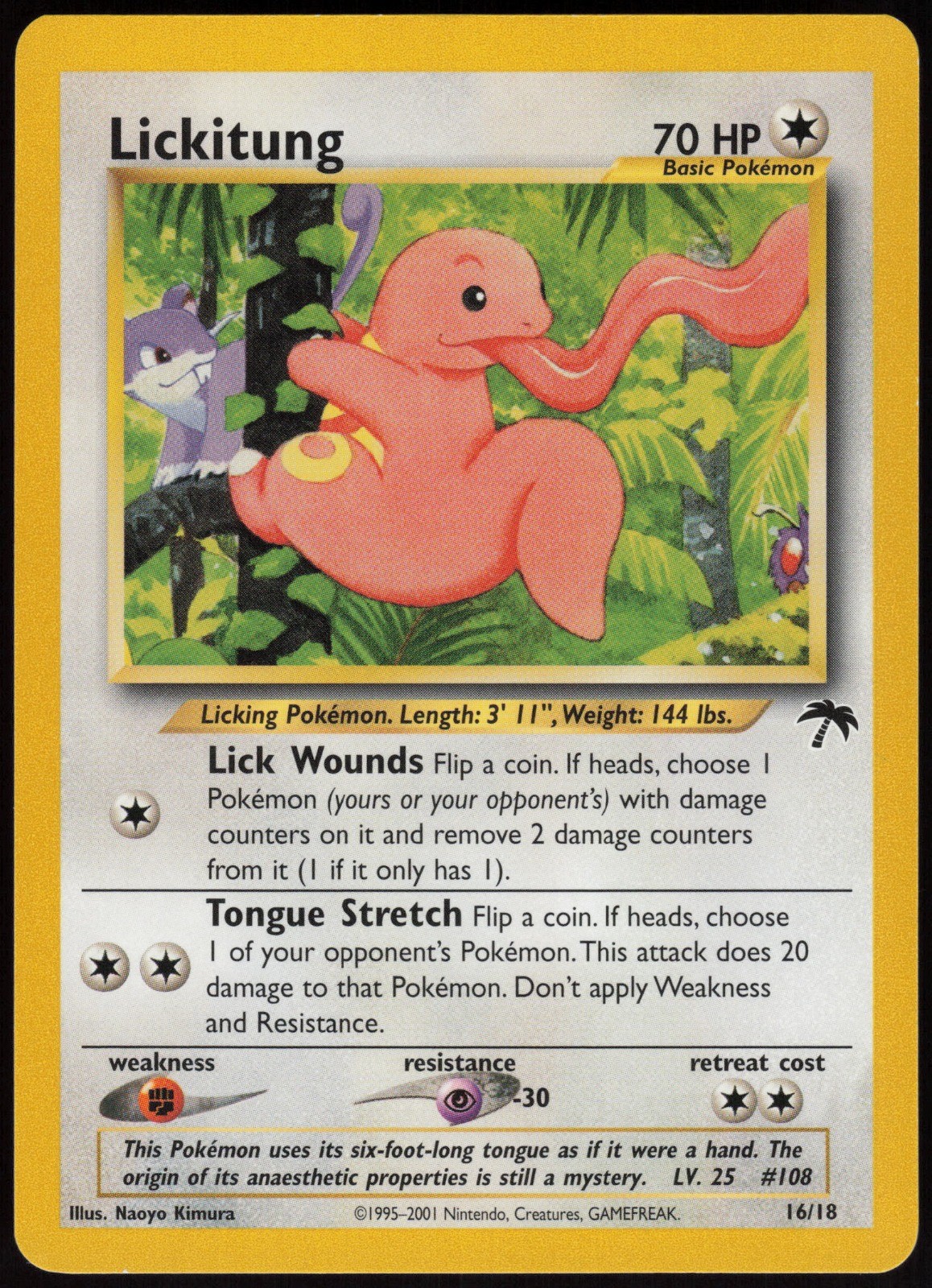 Lickitung Rare Southern Islands 16/18 NM