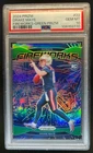 2024 Prizm Drake Maye Fireworks RC Green #22 Patriots PSA 10
