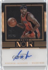 2017-18 Panini Noir Color Gold 24/25 Stephen Jackson #ANC-SJ Auto 0l1u