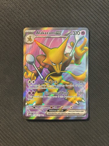 Pokemon TCG Alakazam ex 188/165 English 151! NM Condition! See Description!