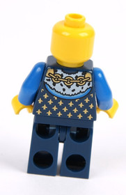 LEGO Minifigure - #CAS425  / CROWN KING  /  Castle - Fantasy Era  /  #7078 / B
