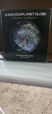 Astronomy magazine Proxima Centauri b Acrylic Tabletop Globe w/ Base, Decorative