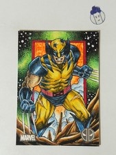 Marketplace image: 2025 Topps Chrome Deadpool Wolverine Sketch Card Silver Foil 1/1