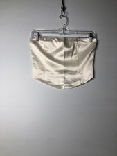 MARE MARE The Vienna Satin Corset Women's Size S Ivory