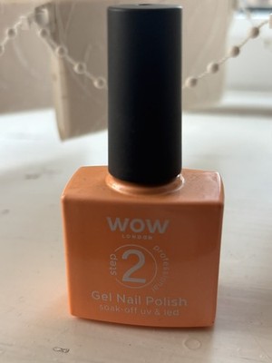 WOW London Nagellack Gel Metallic Orange Step 2 Nagelgel