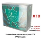 Protection pour ETB Pokemon X10 - PVC Souple Phoenix Shield - Elite Trainer Box