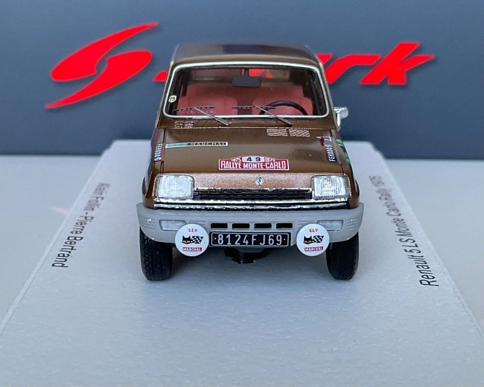 Renault R5 LS N 49 Rally Montecarlo 1975 1/43 Spark - Immagine 2 di 4
